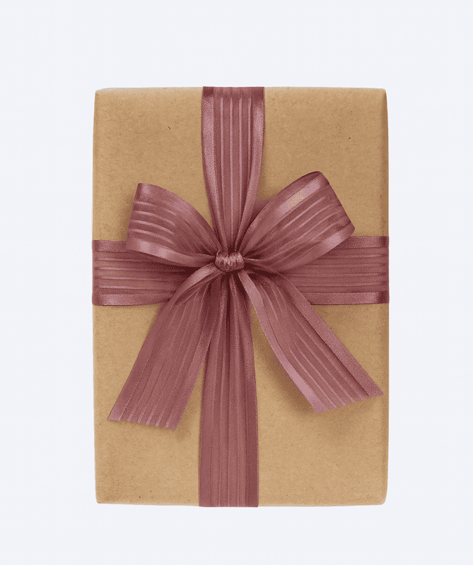 Sheer Stripes Ribbon Satin Edges-Maroon-10 yards