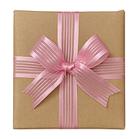 Sheer Stripes Ribbon Satin Edges-Maroon-10 yards