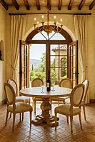 Duke Solidwood Premium Restaurant Home Dining Table