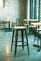 Marcel Stool Wooden Seat