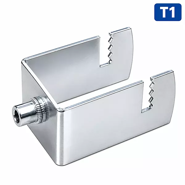 T1 Gapless Solar Mounting Bracket | For 42×42mm (1.5" × 1.5") Square Pipe