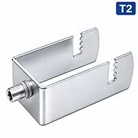 T2 Gapless Solar Mounting Bracket | For 60×40mm (2" × 1.5") Square Pipe