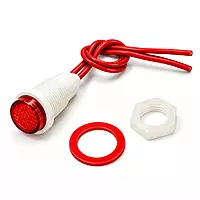 Red LED Panel Indicator | 220-240V AC | Panel Mount