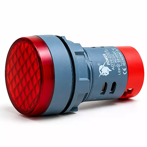 22.5mm Red Led Indicators (AC/DC 36-240v)