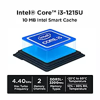Intel i3-1215U Mini PC – 12th Gen Processor, Dual Display Support, HDMI, USB 3.2 & Wi-Fi | SmartDeskPC