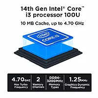 Intel i3-100U Mini PC – Compact Desktop Computer with Dual Core Processor, SSD Storage & Wi-Fi 5 | SmartDeskPC