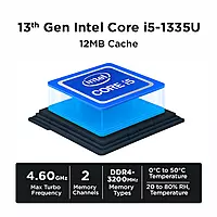 Intel i5-1335U Mini PC – 13th Gen 10-Core Processor, Dual 4K Display, HDMI, USB 4.0 & Wi-Fi 5 | SmartDeskPC