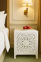 Heritage Carving Bedside Table