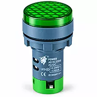 22.5mm Green Led Indicators (AC/DC 36-240v)