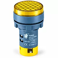 22.5mm Yellow Led Indicators (AC/DC 36-240v)