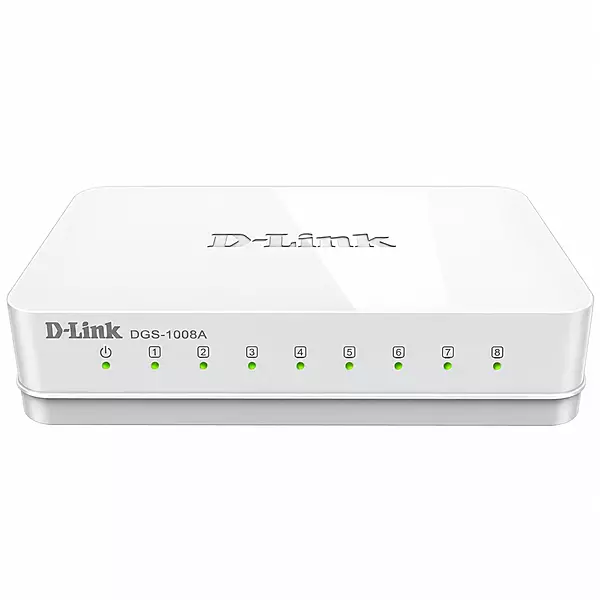 D-Link DGS-1008A 8-Port Gigabit Easy Desktop Switch