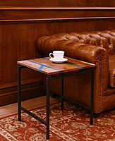 Marine Epoxy End Table