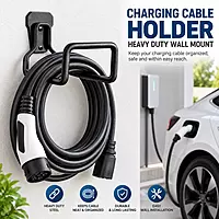 Charging Cable Holder Heavy Duty Wall Mount