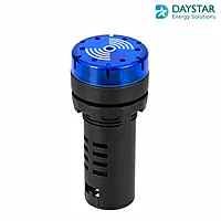 22.5mm Buzzer Illuminated Blue