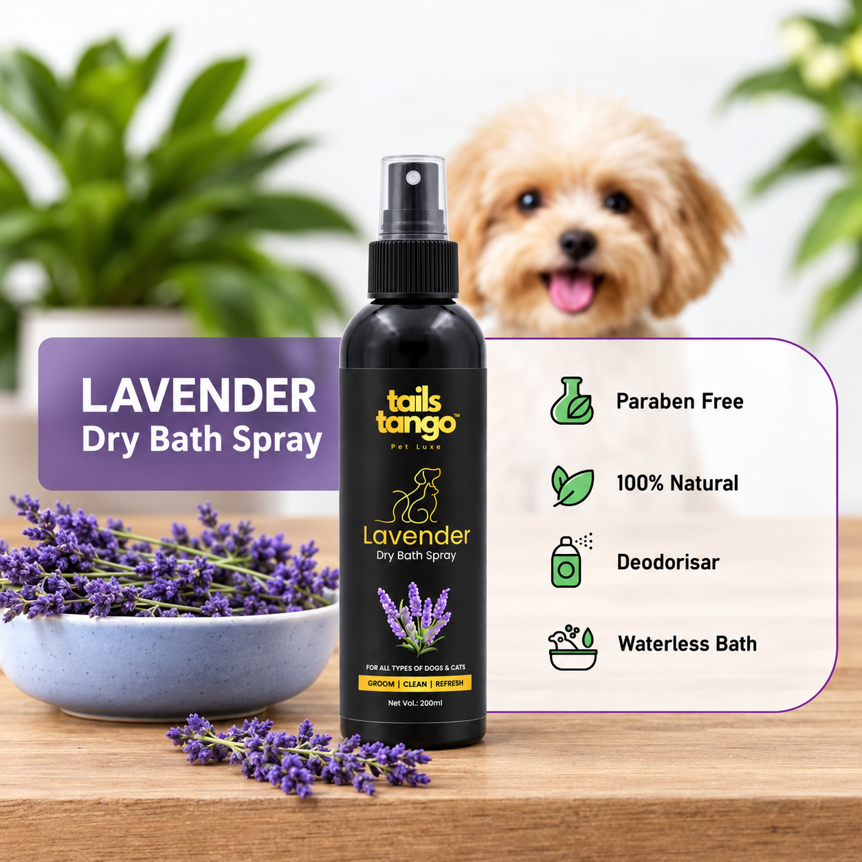Dry Bath Lavender 200 ML