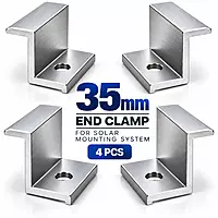 35mm End Clamp and Mid Clamp for Solar Panel Mounting