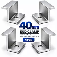 40mm End Clamp and Mid Clamp for Solar Panel Mounting