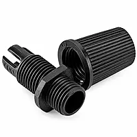 Wire Grippers for Lighting fixtures, M10 Cable Cord Grip, Standard M10 Connection, Suits Wires & Holders for Lights. Pack of 1 Black - 2 Side Thread