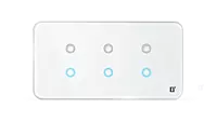 D2Touch Black Base Colour to White Base Colour For 2M/4M/6M/8M Touch Switch Panel for Acrylic Glossy, Matte & Glass Panels, Add As Accessories Per Panel