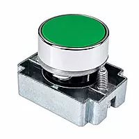 22.5mm Metal Push Button Green