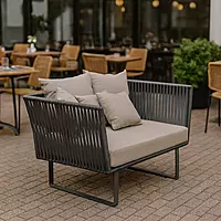 Delta Two Seater Outdoor Bench