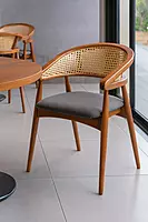 Leah Cane Back Dining Chair