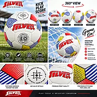 SILVER Headley Football – Size 5