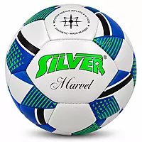 SILVER Marvel Football – Size 5