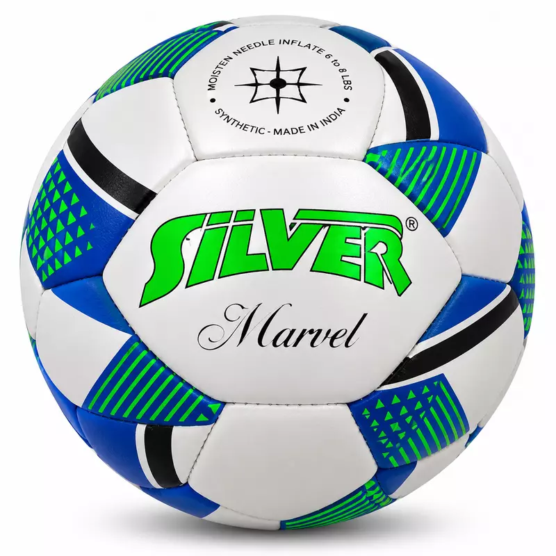 SILVER Marvel Football – Size 5