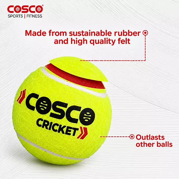 COSCO Cricket Tennis Ball