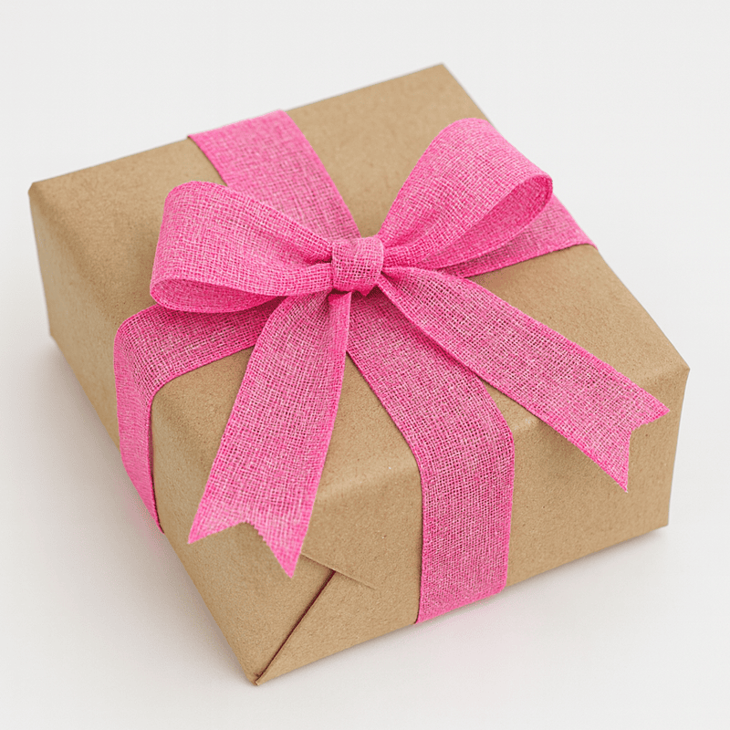 Plain Jute Ribbon -Multicolour