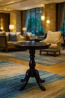 Tetra Spindle Accent Sofa Peg Table