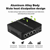Intel N100 Mini PC – Alder Lake-N  4 LAN Industrial Mini PC New
