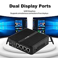 Intel N100 Mini PC – Alder Lake-N  4 LAN Industrial Mini PC New