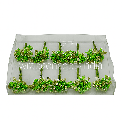 Lime & Glitter Gold Pollens