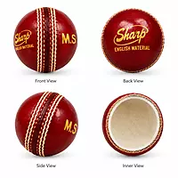Sharp English Material Leather Cricket Ball