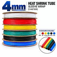 4mm Heat Shrink Tube Sleeve Wrap (1 meter)