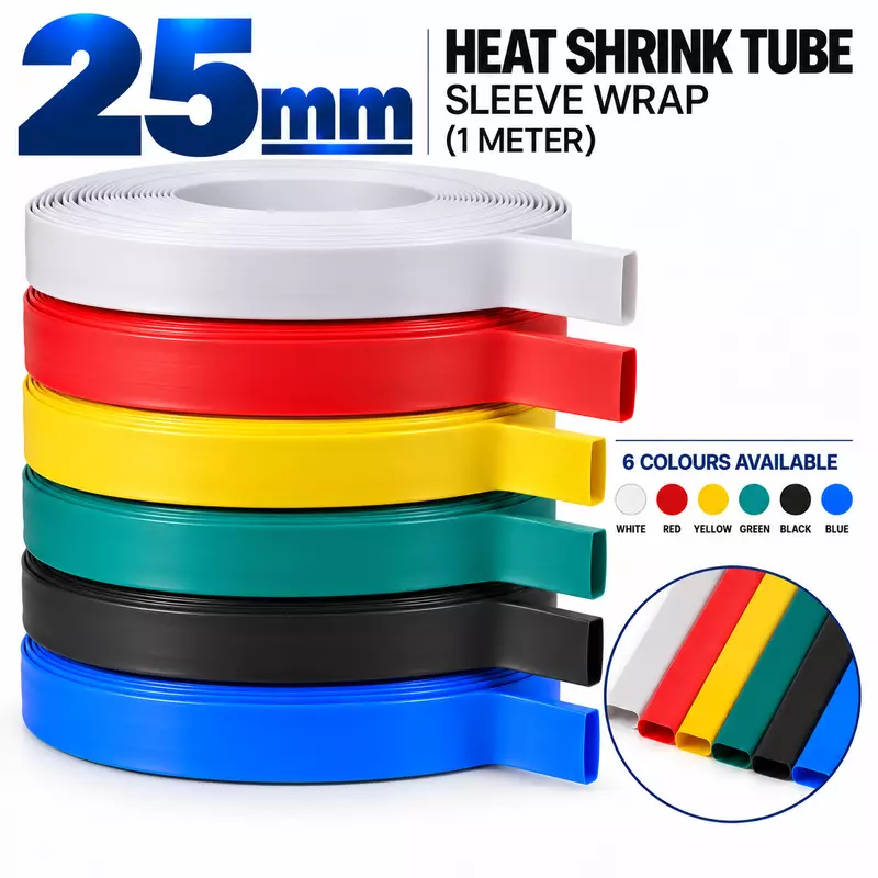 25mm Heat Shrink Tube Sleeve Wrap (1 meter)