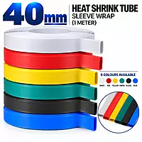 40mm Heat Shrink Tube Sleeve Wrap 40mm (1  meter)