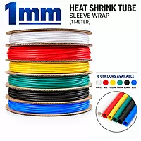 1mm Heat Shrink Tube Sleeve Wrap (1 meter)
