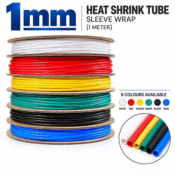 1mm Heat Shrink Tube Sleeve Wrap (1 meter)