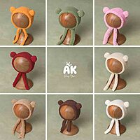 Bear Bonnet - Newborn