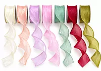 Sheer Elegance Organza Ribbon