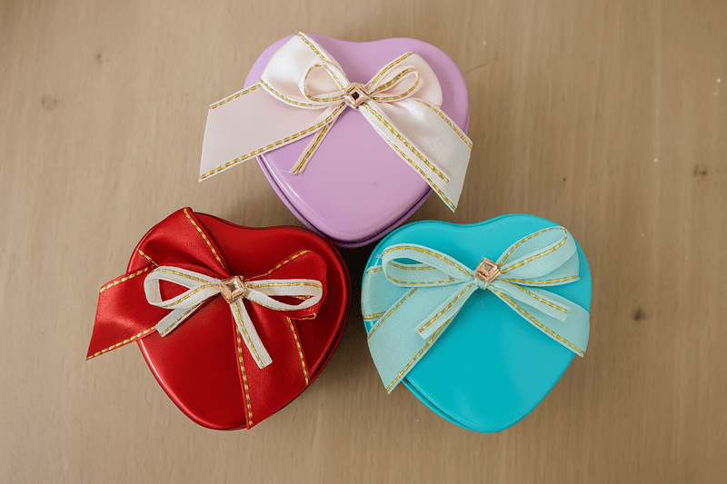 Heart-Shaped Gift Boxes with Premium Dry Fruits – Set of 3