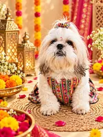 Navratri/ Garba Special Lehenga Choli for Pets