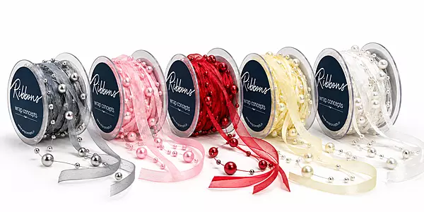 Pearl Cascade Ribbon - 5 Meters