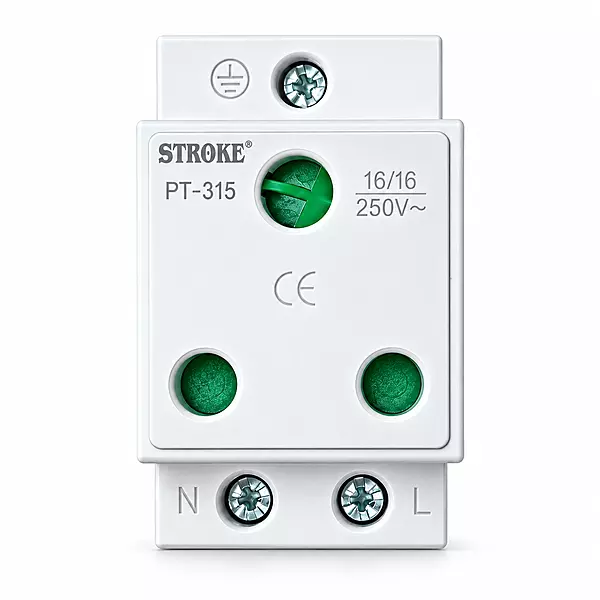 16A 250V AC | 3-Pin DIN Rail Modular Socket