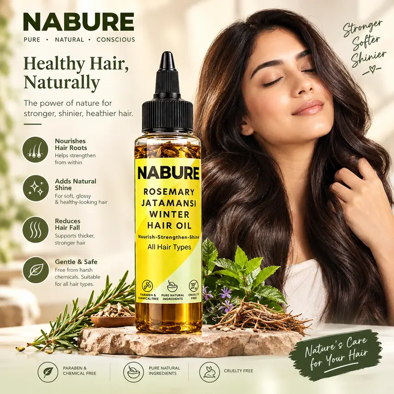 NABURE Rosemary Jatamansi Winter Hair Oil