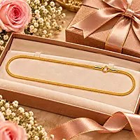 Impon Mangalsutra Chain for Men & Women | Traditional Gold Finish Floral Design Chain