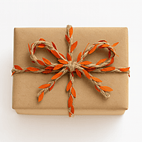 Jute & Leaf String - Multicolour